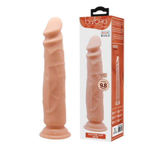 Фаллоимитатор на присоске Baile Flexible Dildo, 24 см